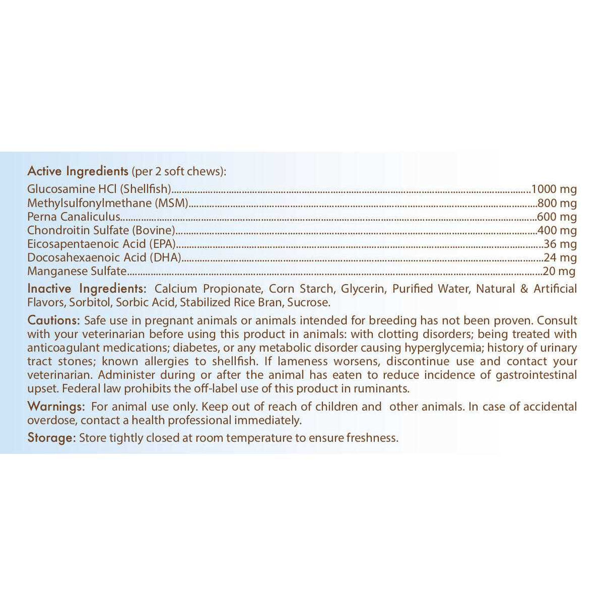 Bulldog Hip and Joint Soft Chews 50 Count P77966