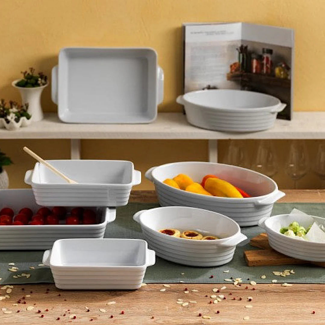 Rect. Bak. Dish 23.8x15.5cm X1292