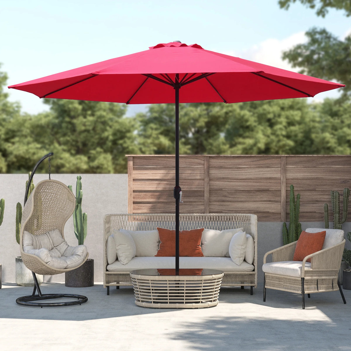 11ft Patio Umbrella with Crank B427