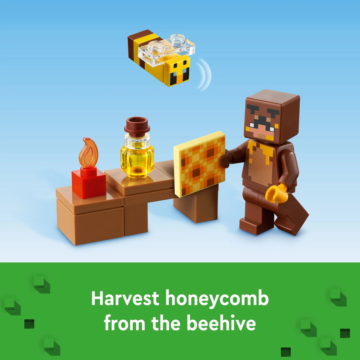 Minecraft Building Set with Buildable House and Animal Figures F9141