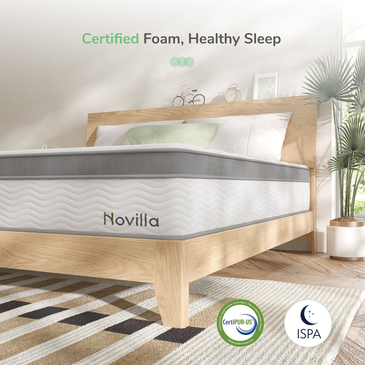 10 Memory Foam Pocket Spring Hybrid Mattress R164