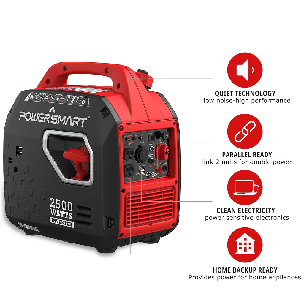 2500W Portable Inverter Gas Generator R975