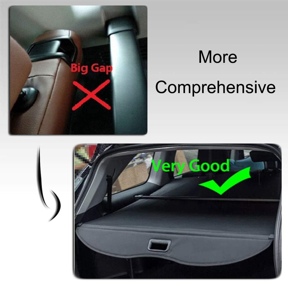 Black Retractable Cargo Cover N88542