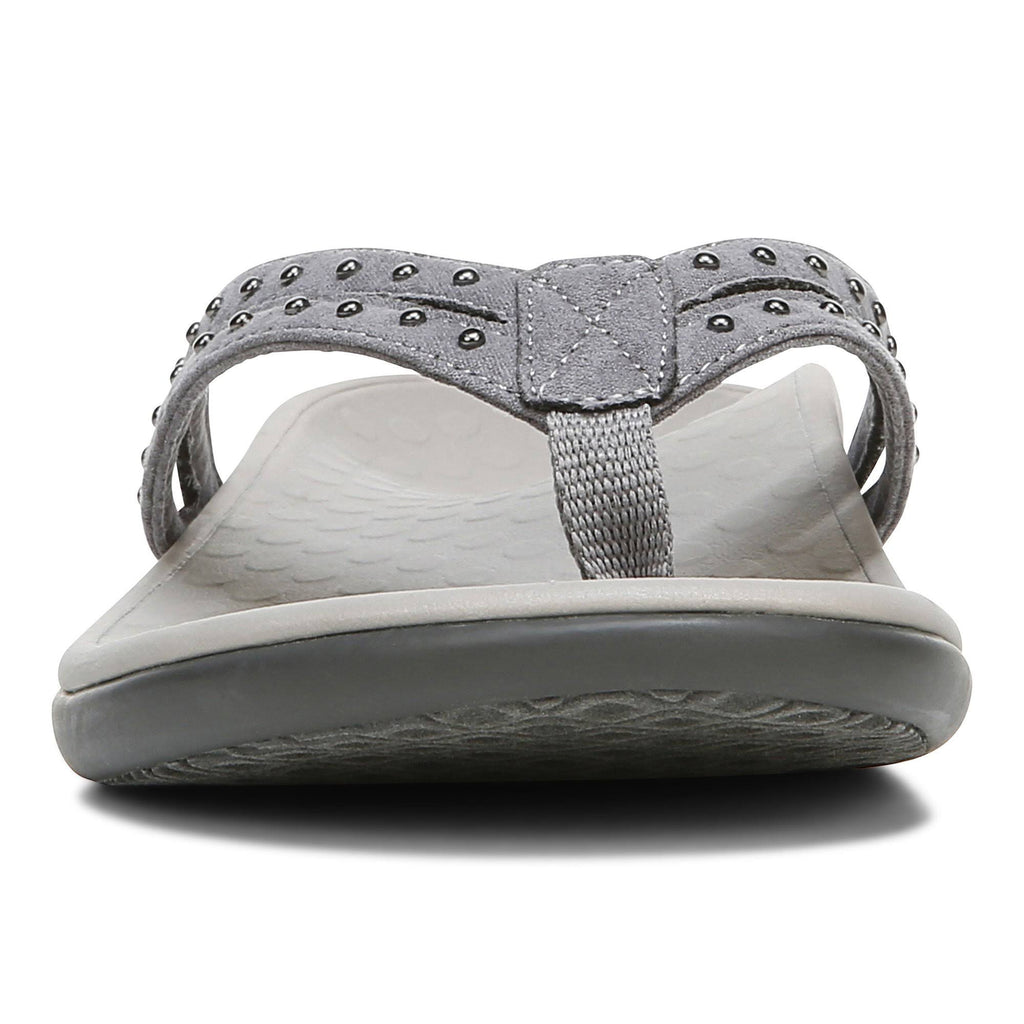 Slate Grey Toe Post Sandal F220