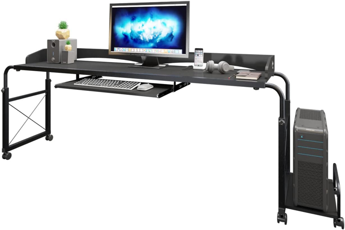 Adjustable Overbed Table with Wheels V997