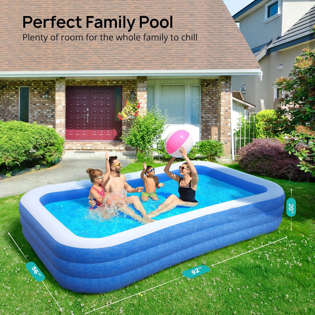Rectangular Thickened Inflatable Pool Y25051