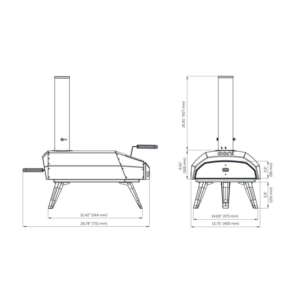 Multi-Fuel Portable Pizza Oven F952