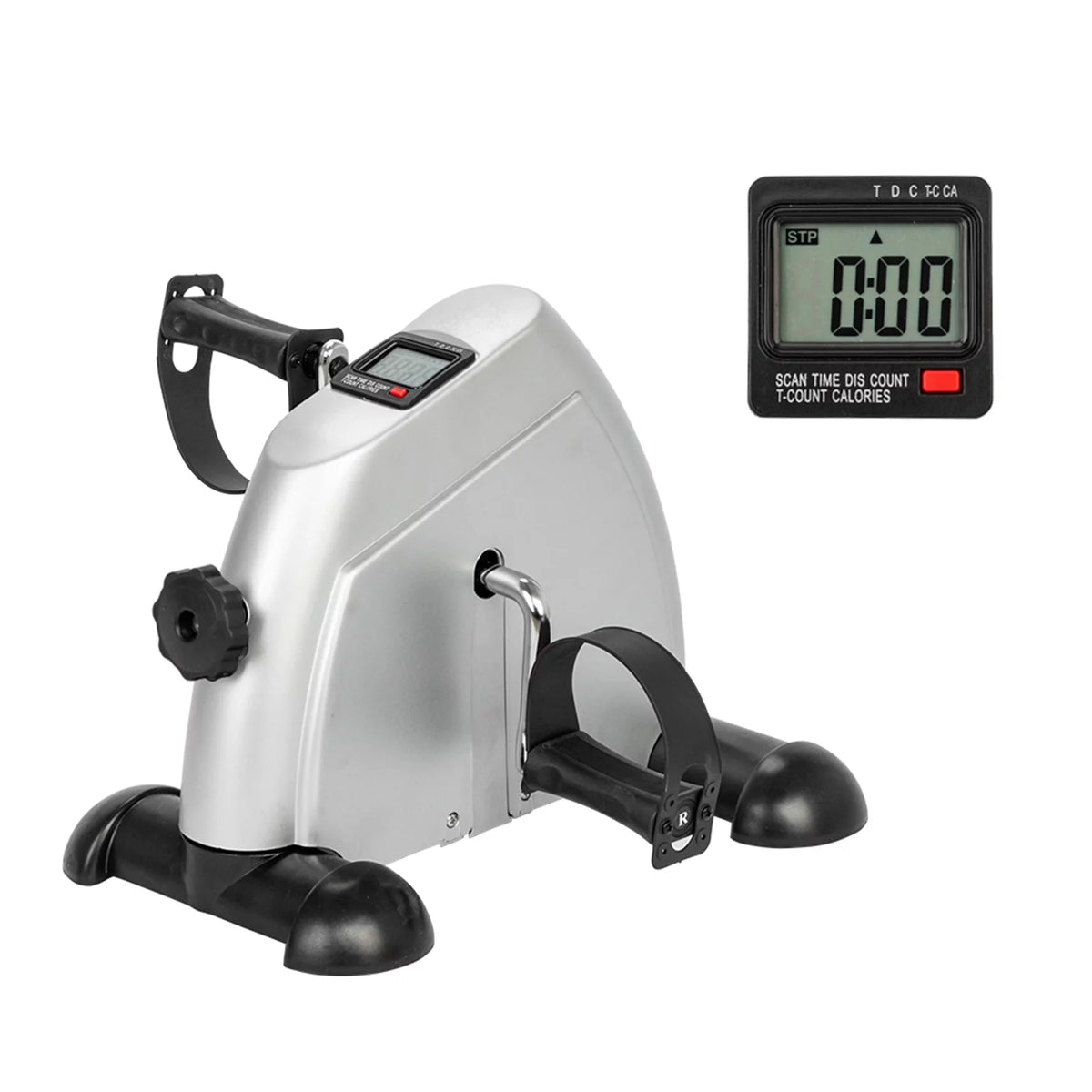 Under Desk Exercise Bike with LCD Monitor V22316