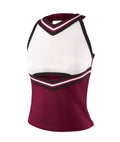 Maroon-Black Youth Small Cheerleading Shell Top T615