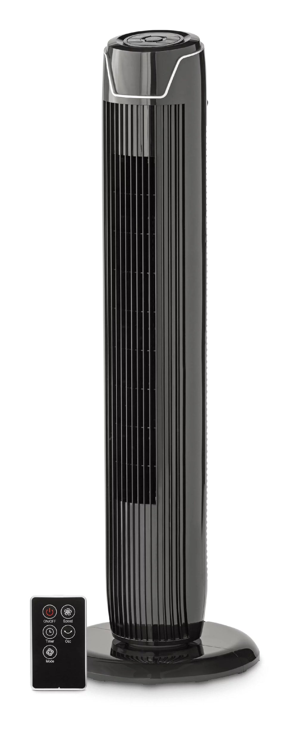 Black 3-Speed Oscillating Tower Fan T285144