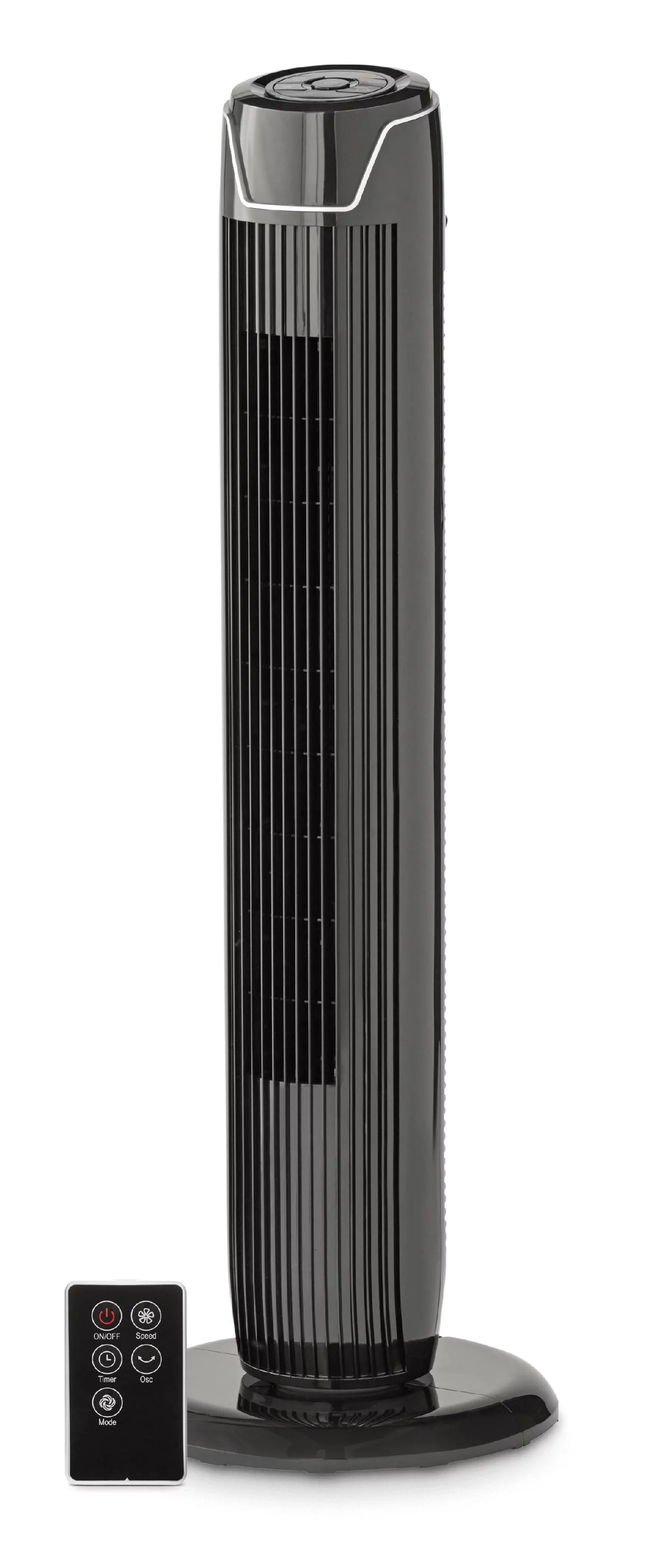 Black 3-Speed Oscillating Tower Fan T285144