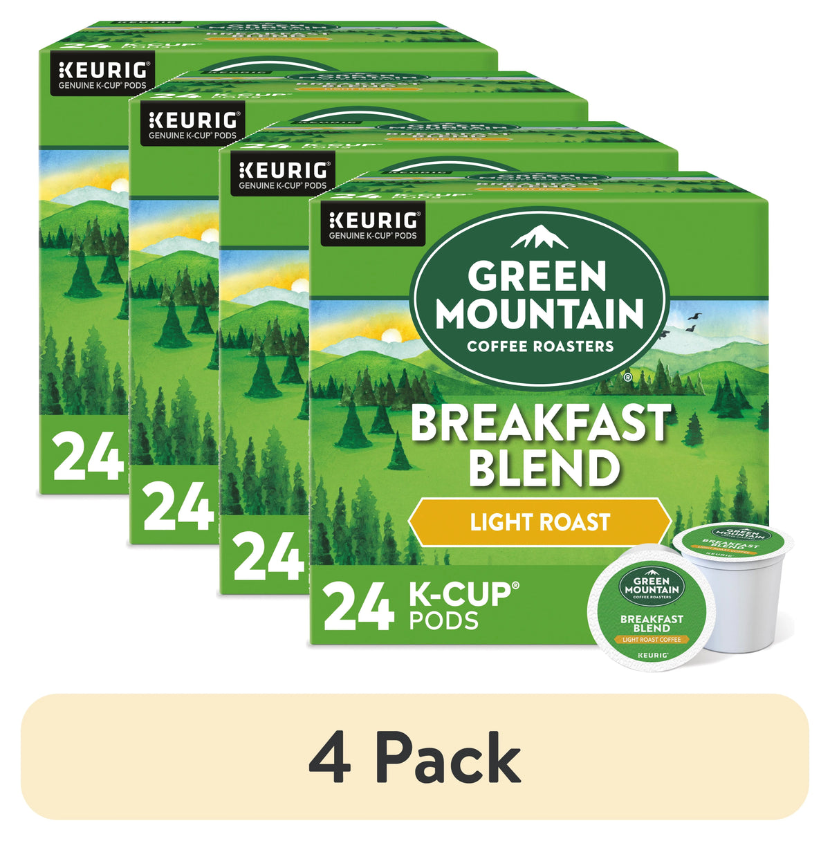 Light Roast K-Cup Coffee Pods, 24 Count X89331
