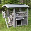 Outdoor & Indoor Cat House H655