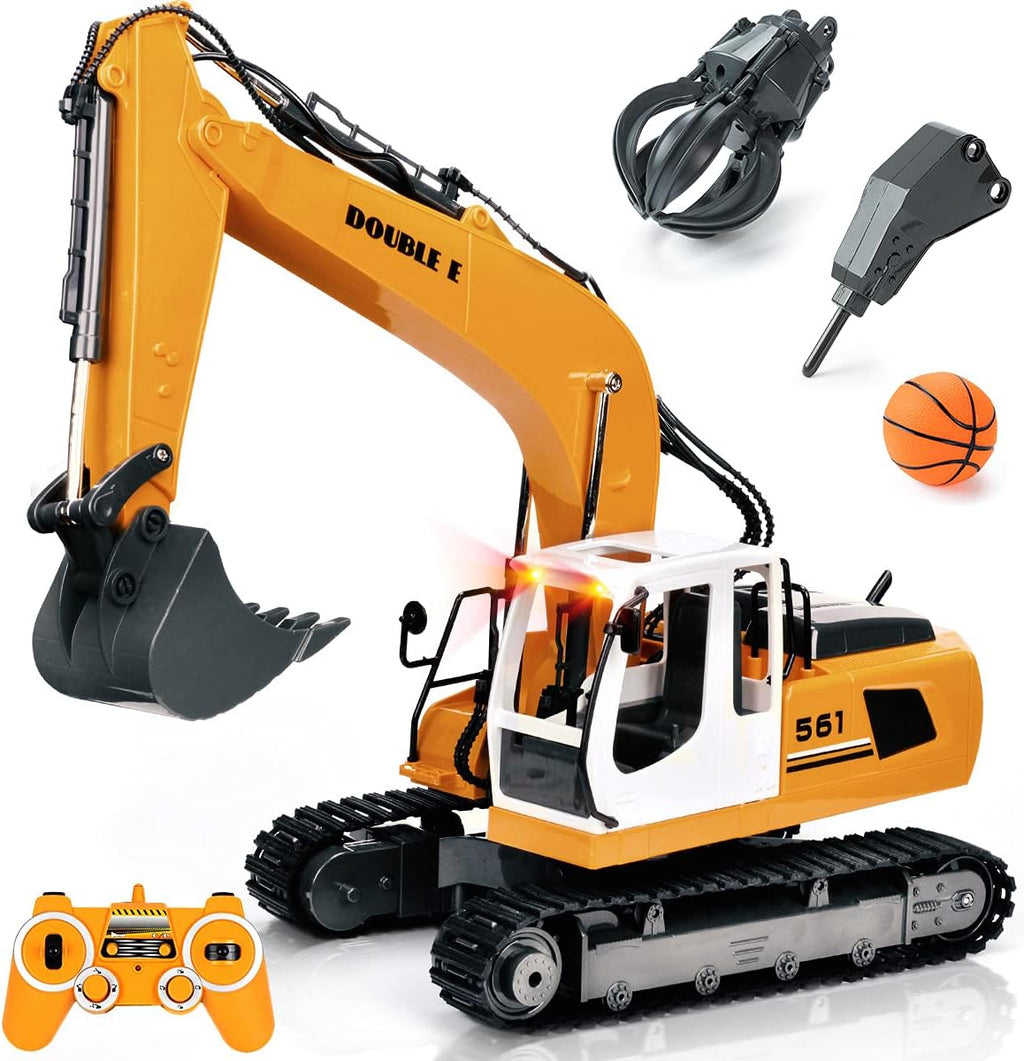 Remote Control Excavator Toy 17 Channel 3 in 1 RC Construction Vehicle E89544