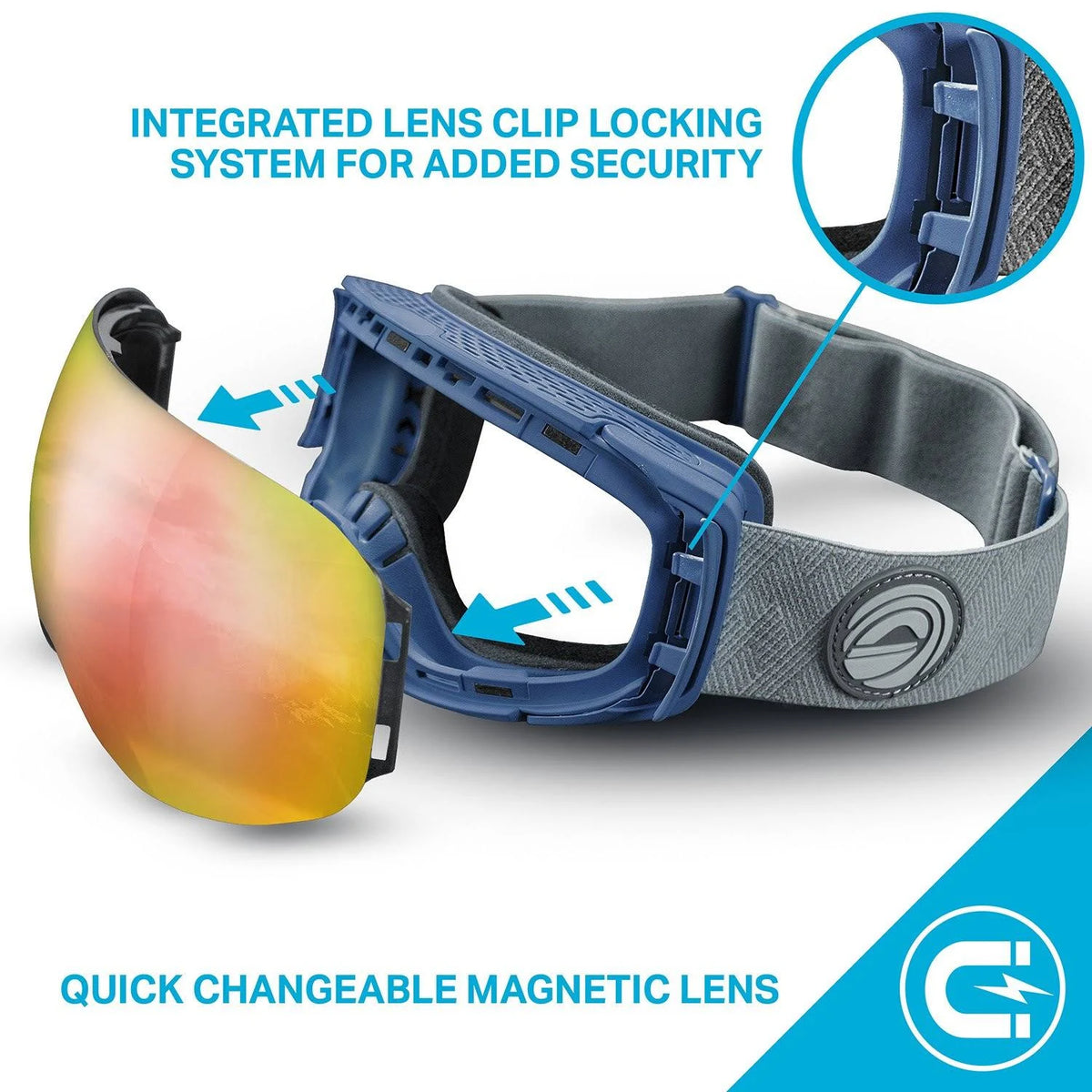 Snowboard and Ski Goggles U42245