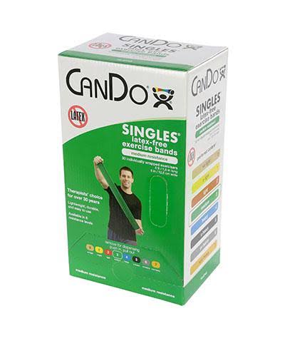 Latex Free Exercise Band Box of 30 Tan XX-Light D7883
