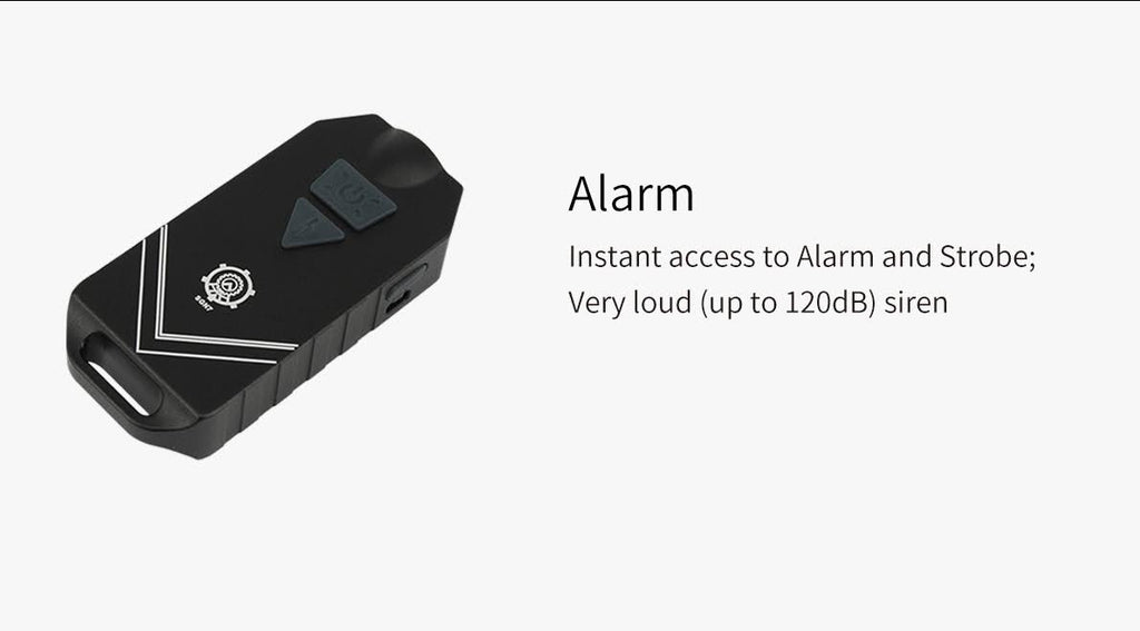 USB Rechargeable Personal Alarm and Flashlight A62606