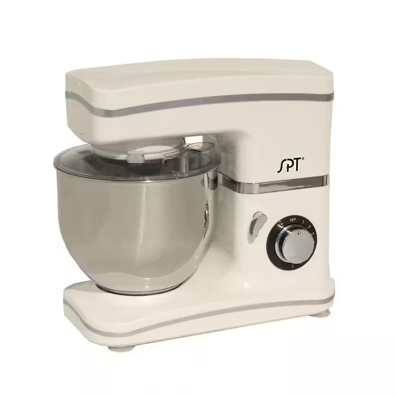 White 5.5 Qt 8-Speed Tilt Head Stand Mixer P580