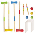 28 in Wooden Croquet Set for Four Players N33928