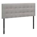 Queen Size Grey Upholstered Headboard K681226