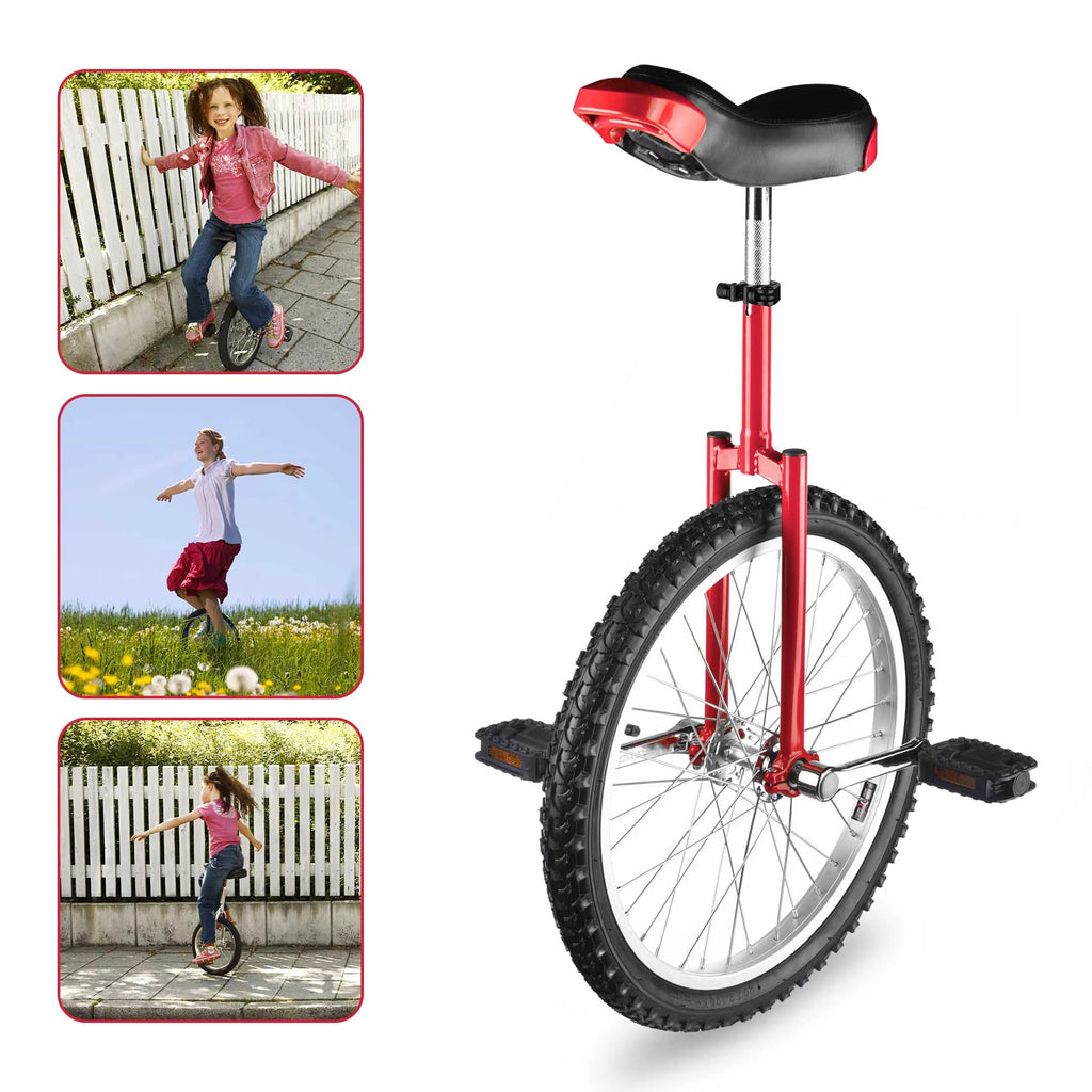 20 Inch Outdoor Unicycle Bike Yellow & Green N88333
