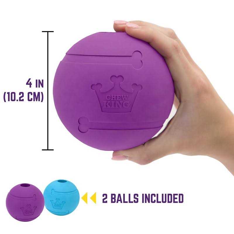 Dog Fetch Balls Natural Rubber Toy 4 inch T16211