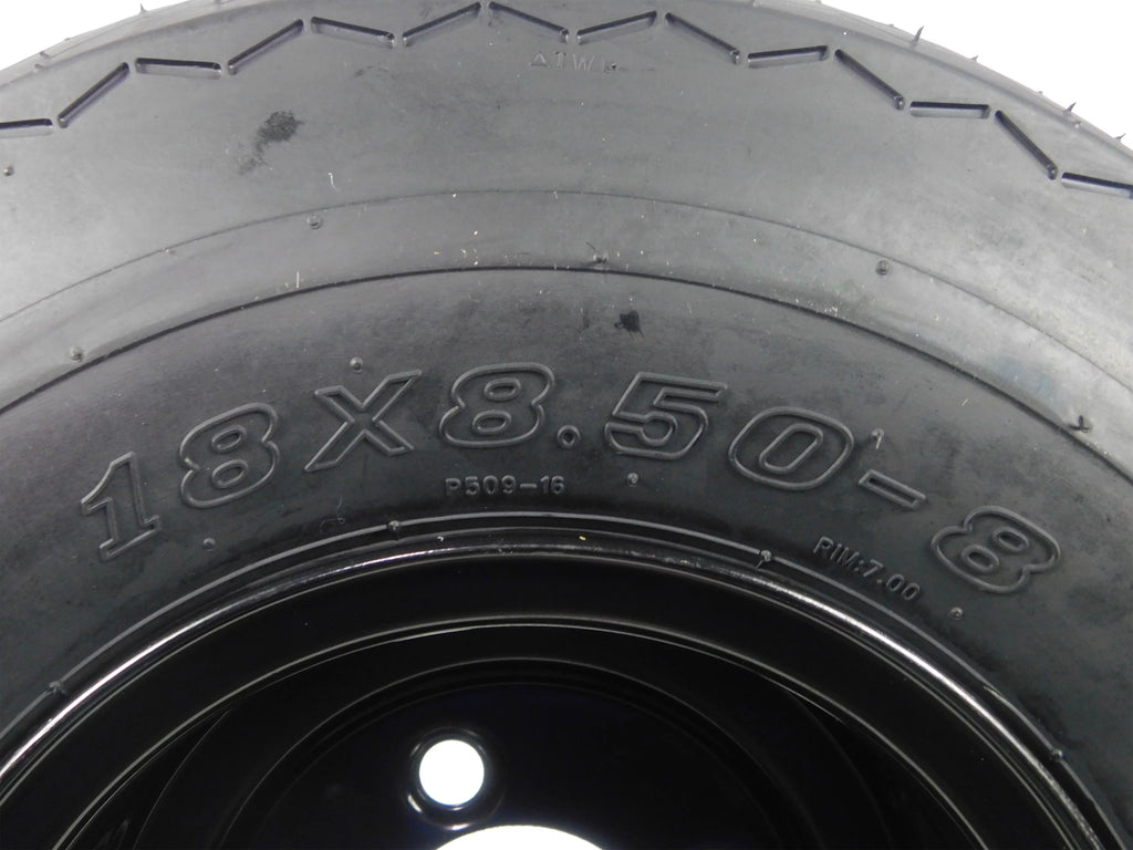 18x8.5-8 Golf Cart Tires & 4/4 Wheel Assembled Kit R711