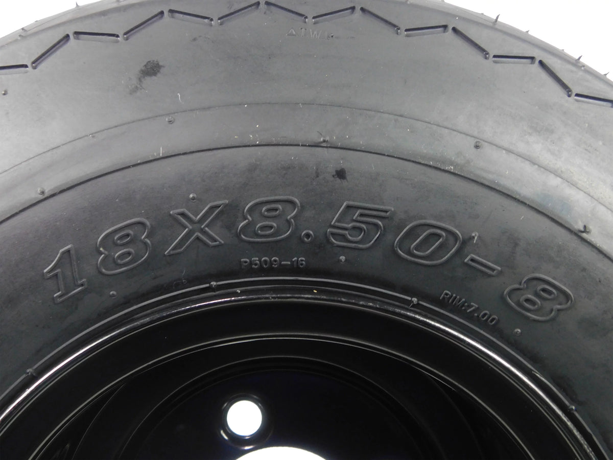 18x8.5-8 Golf Cart Tires & 4/4 Wheel Assembled Kit R711