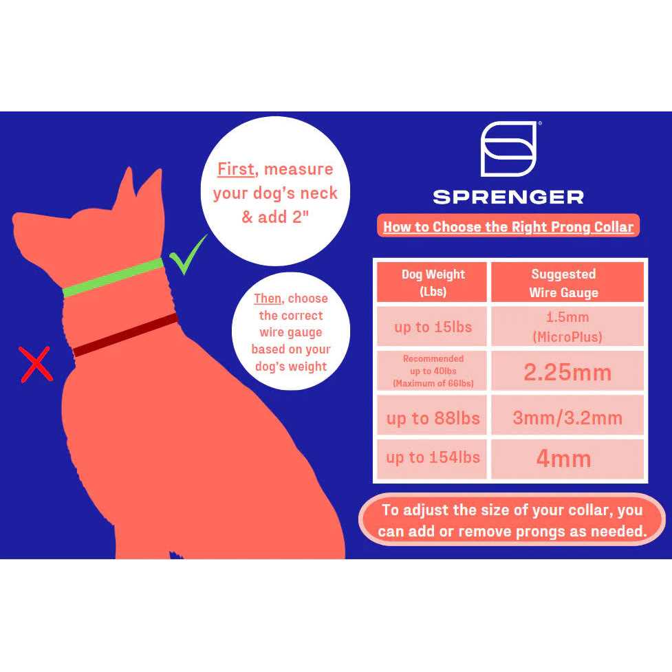 Stainless Dog Prong Training Collar B9372