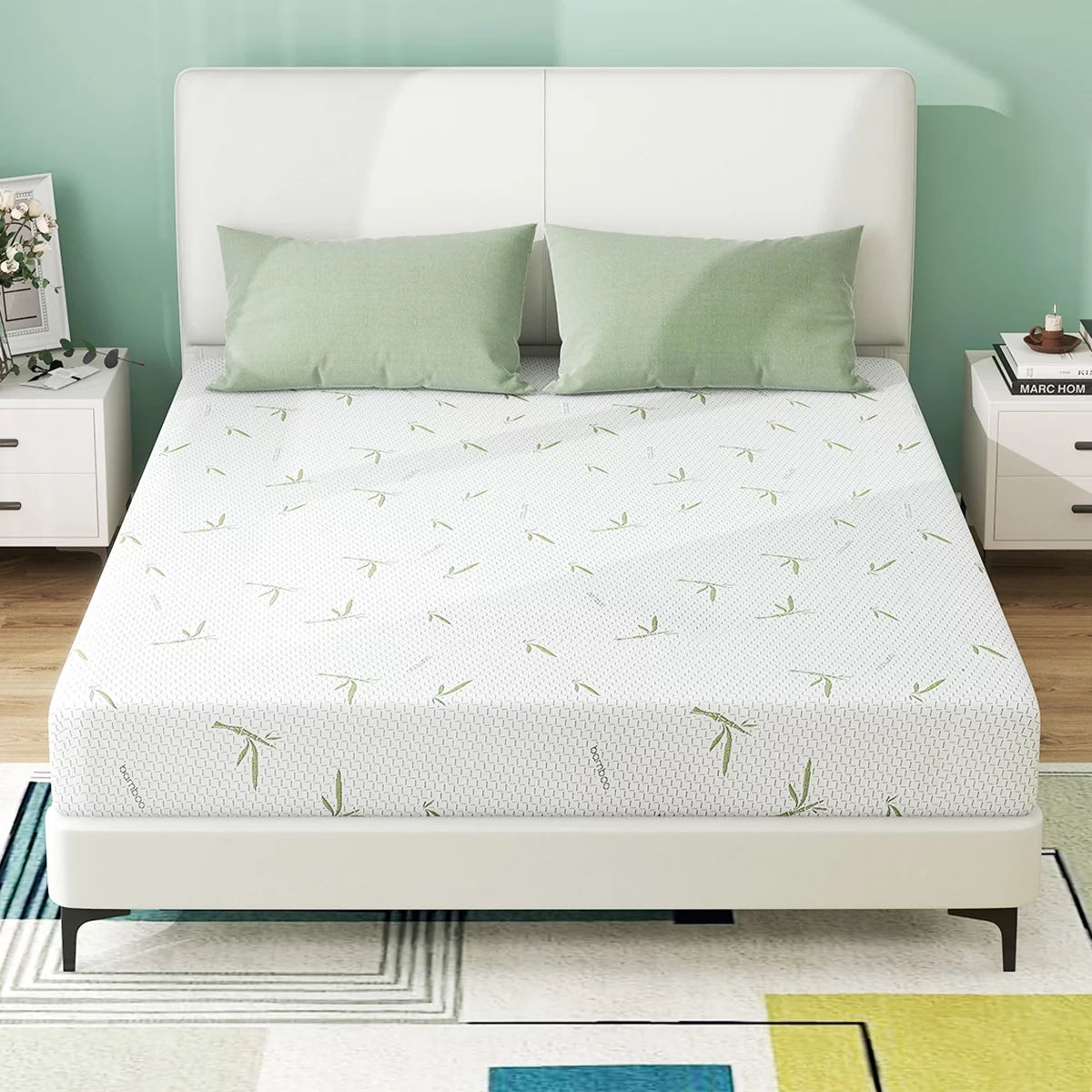 Twin Size Memory Foam Mattress with Cover C5030