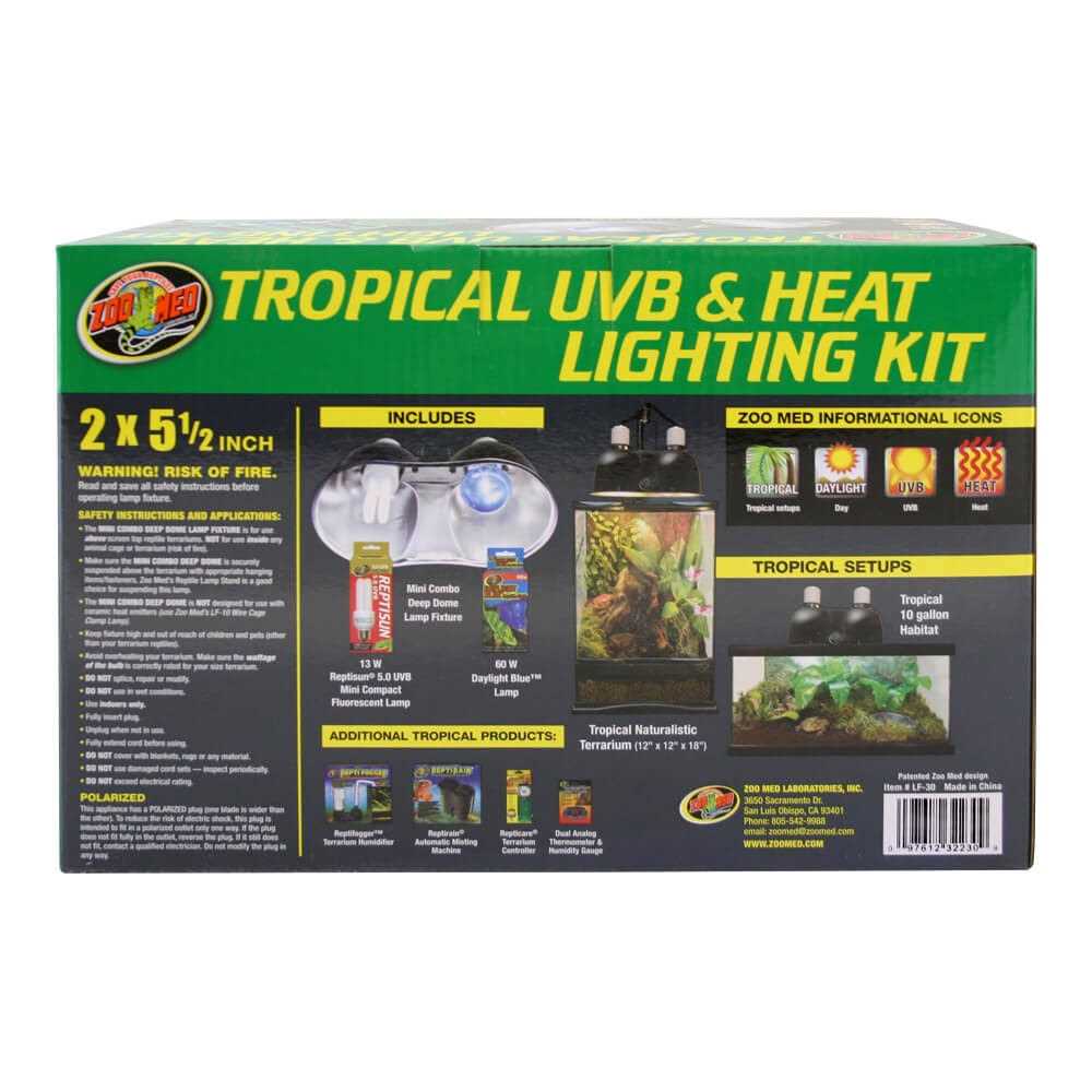 Tropical UVB Heat Lighting Kit L716