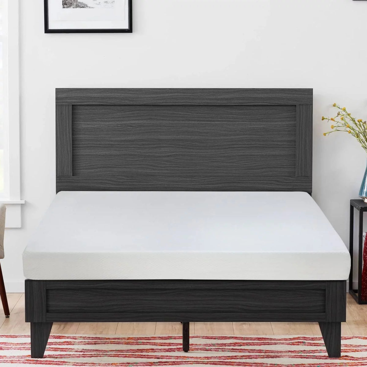 Queen 8 Inch Gel Memory Foam Medium Firm Mattress I163