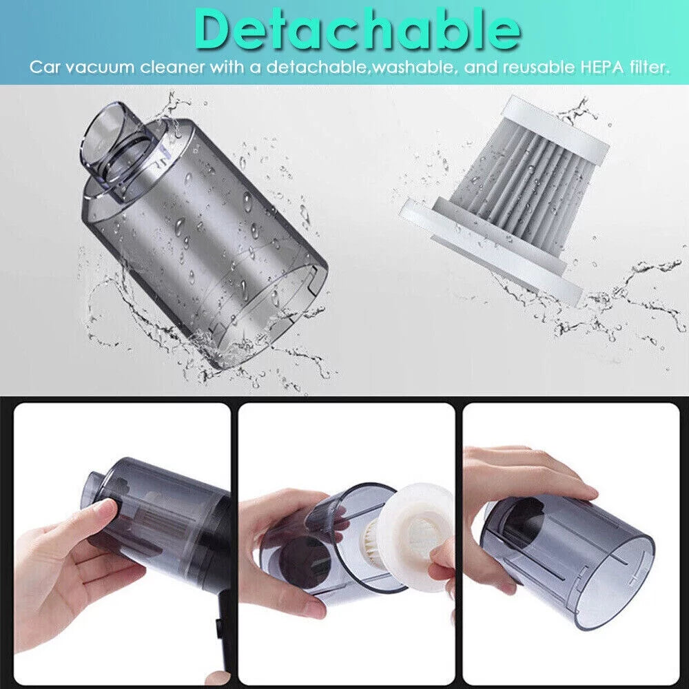 Cordless Handheld Wet Dry Vacuum Cleaner Q90329