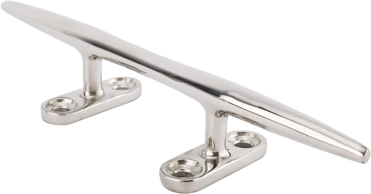 2 Pack 8 inch Casted 316 Stainless Steel Open Base Cleat Z6894