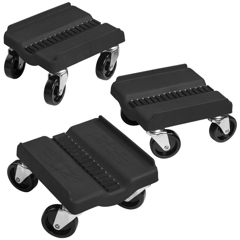 Black Snowmobile Caddy Dolly Wheels H5226
