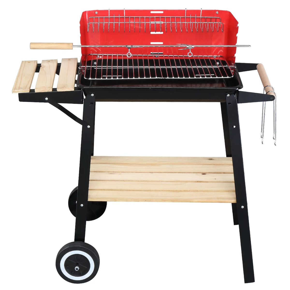 Charcoal Grill Portable Steel BBQ Pit C37322