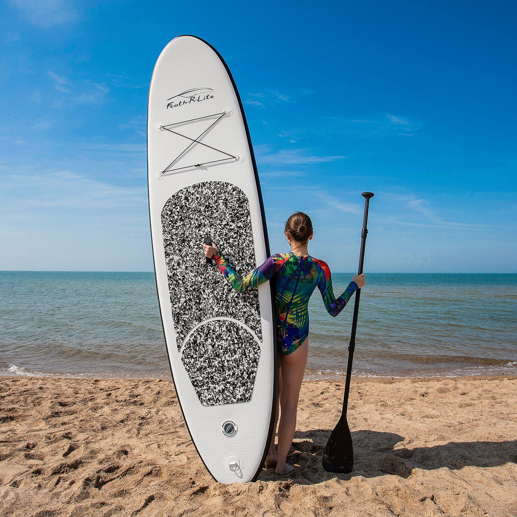 Red Camo Pattern Inflatable Stand Up Paddle Board 10'x30''x6'' A380970