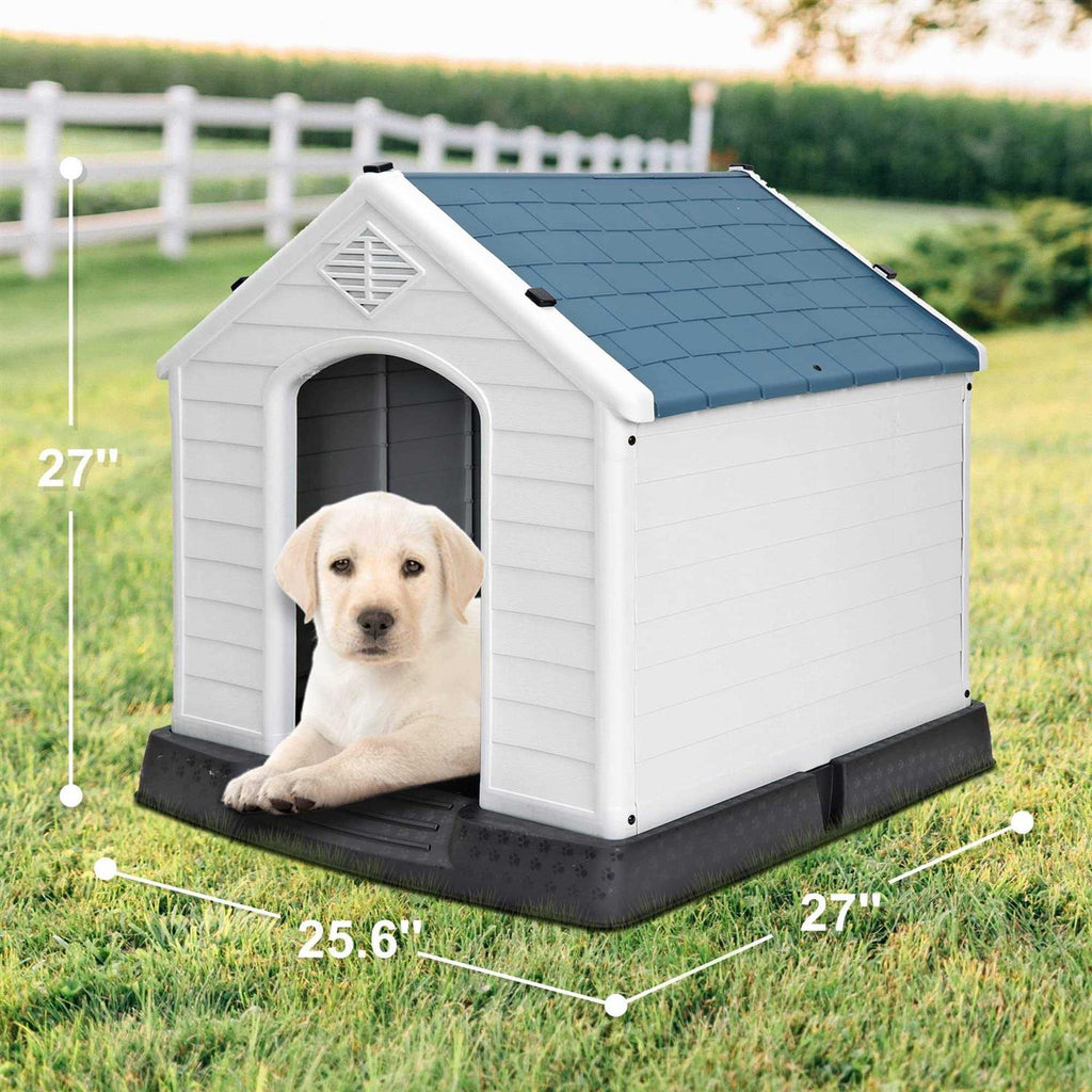 Plastic Waterproof Dog Kennel with Air Vents E701121