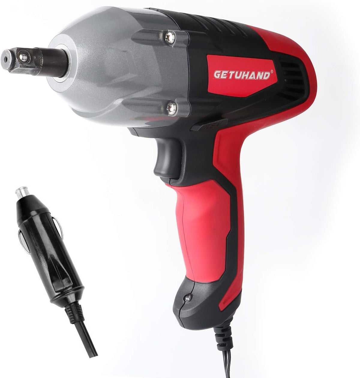 Electric Impact Wrench 1/2 Inch 12 Volt 400N.M with Sockets and Carry Case F297