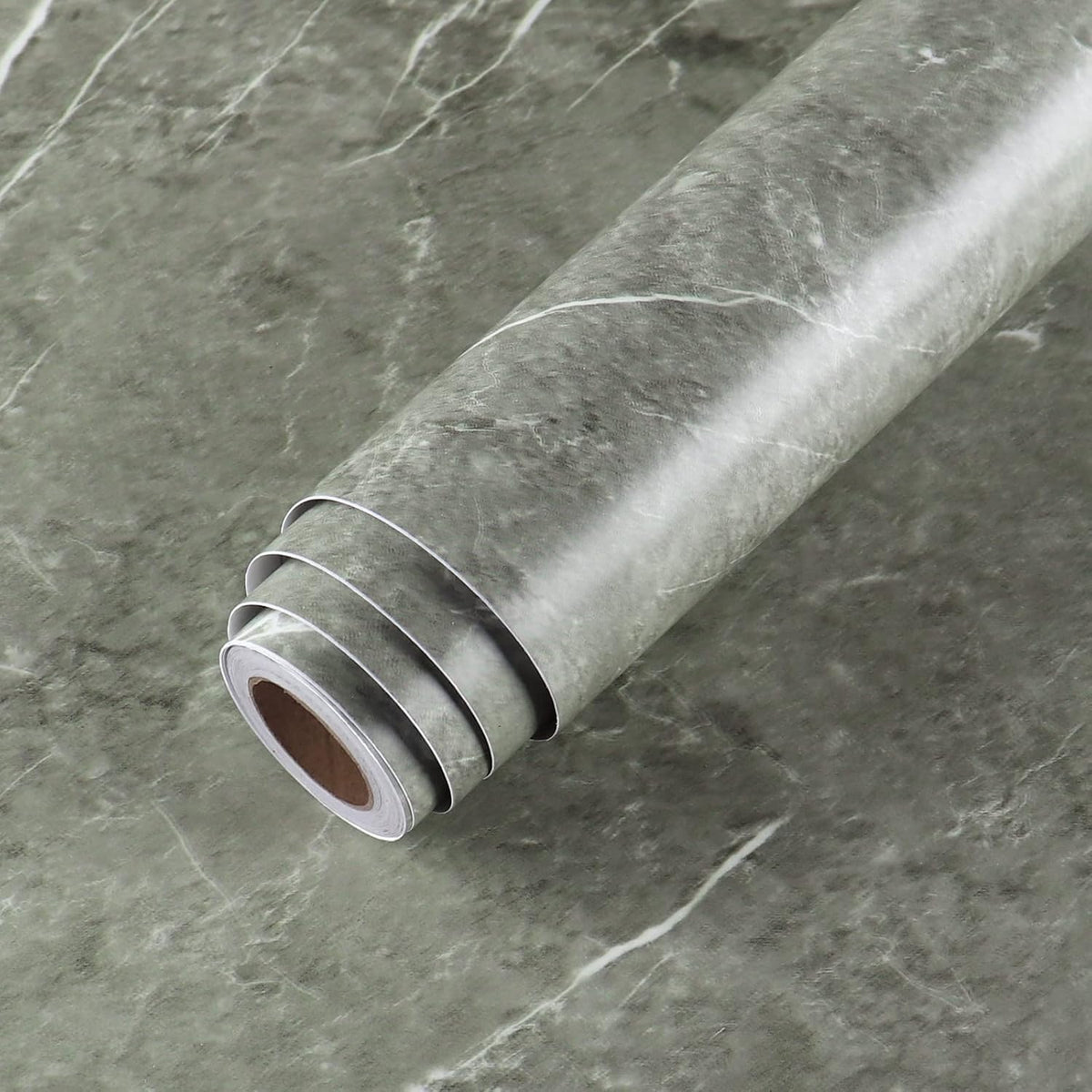 160 x 36 Inch Taupe Marble Peel and Stick Contact Paper J63213