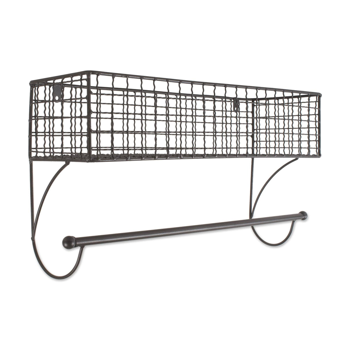 Grey Farmhouse Towel Rack L272