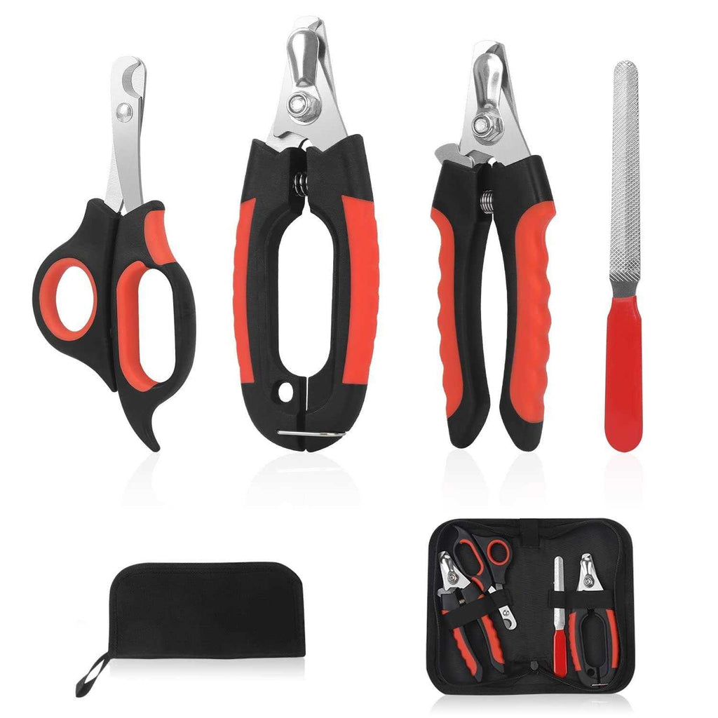 Dog Nail Clippers Trimmer Set with Safety Guard J963525