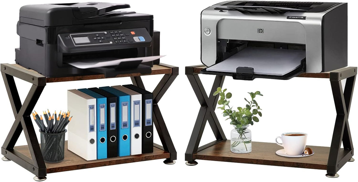 3-Tier Rolling Printer Cart with Storage Q277785