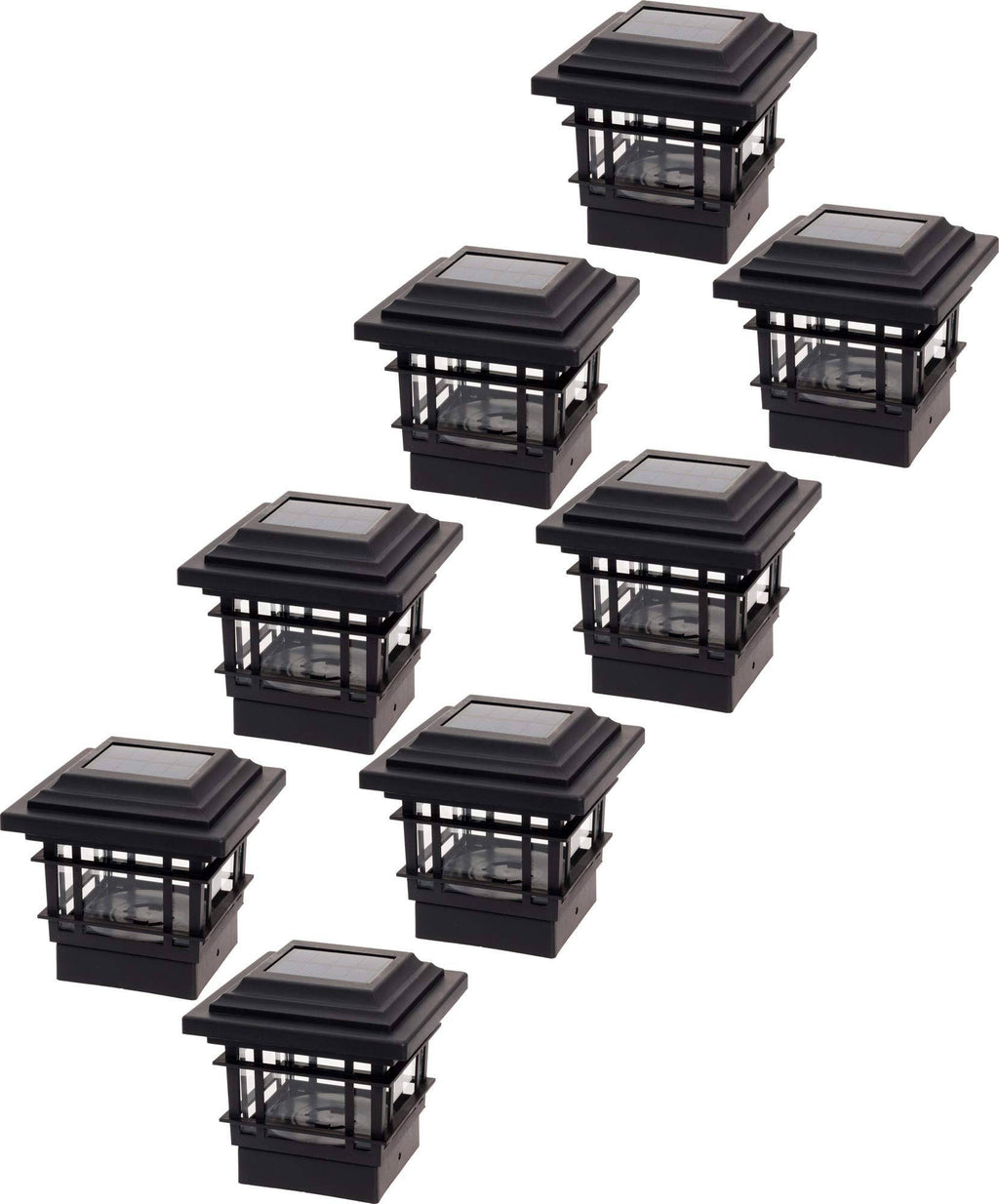 8 Pack Solar Post Cap Lights R89851