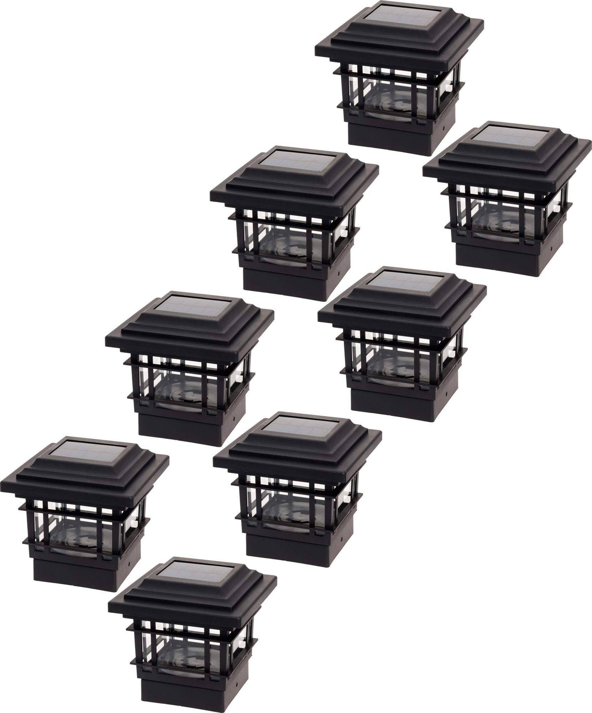 8 Pack Solar Post Cap Lights R89851