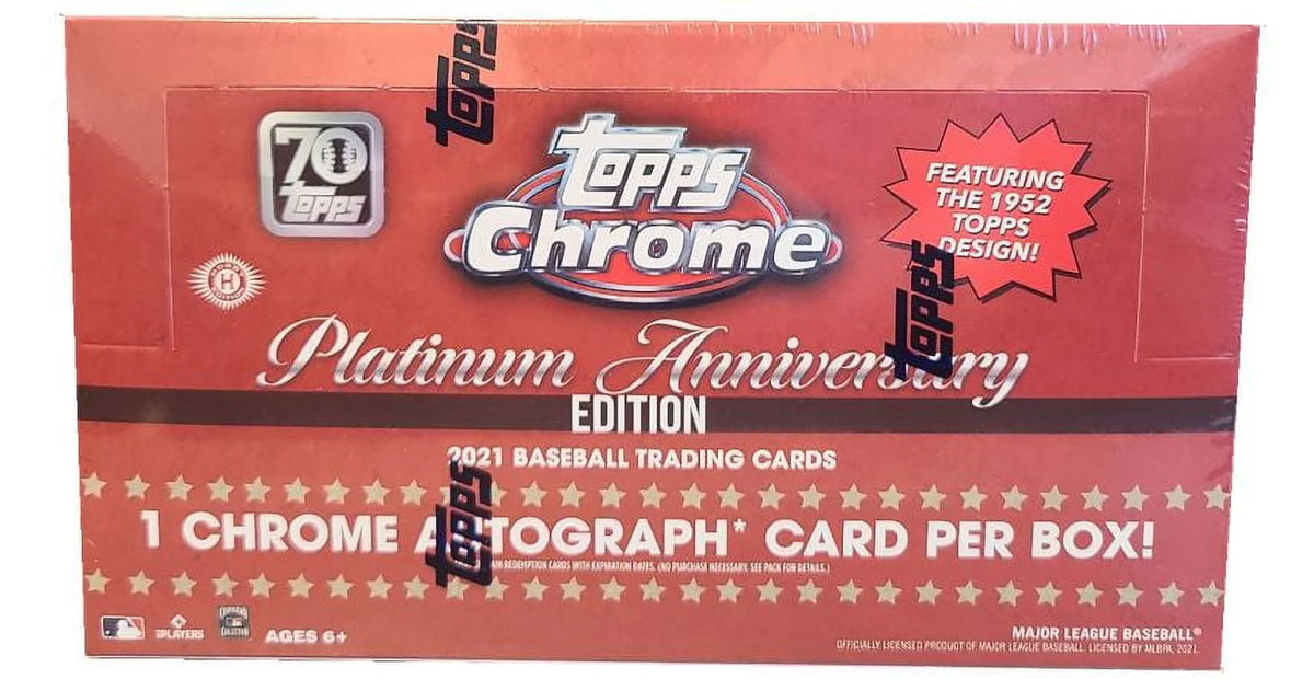 Topps Chrome Baseball Platinum Anniversary Hobby D2209