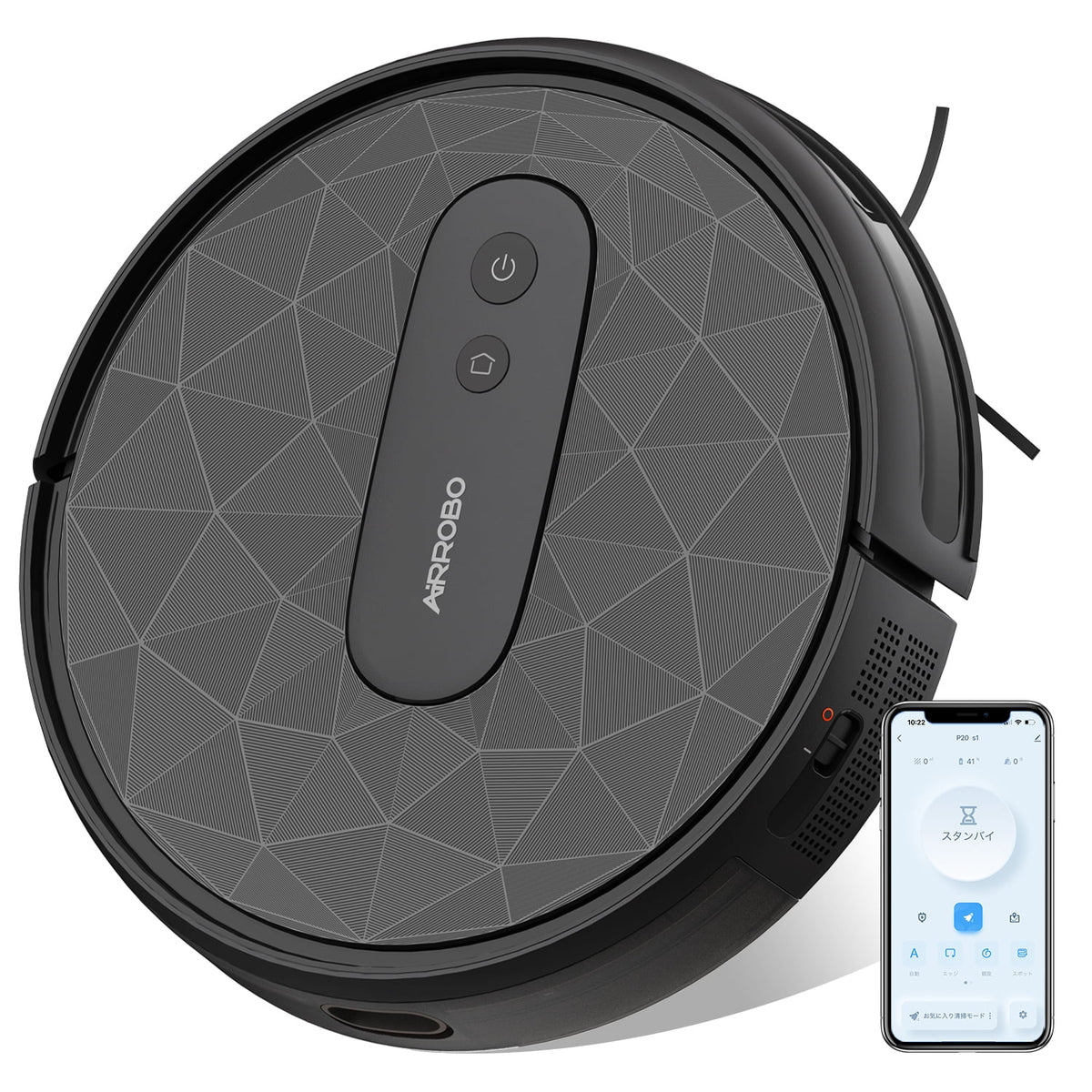 Wi-Fi Connected 2800Pa Quiet Self-Charging Robot Vacuum M864
