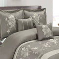 100% Cotton Gray Duvet Cover Set X94857