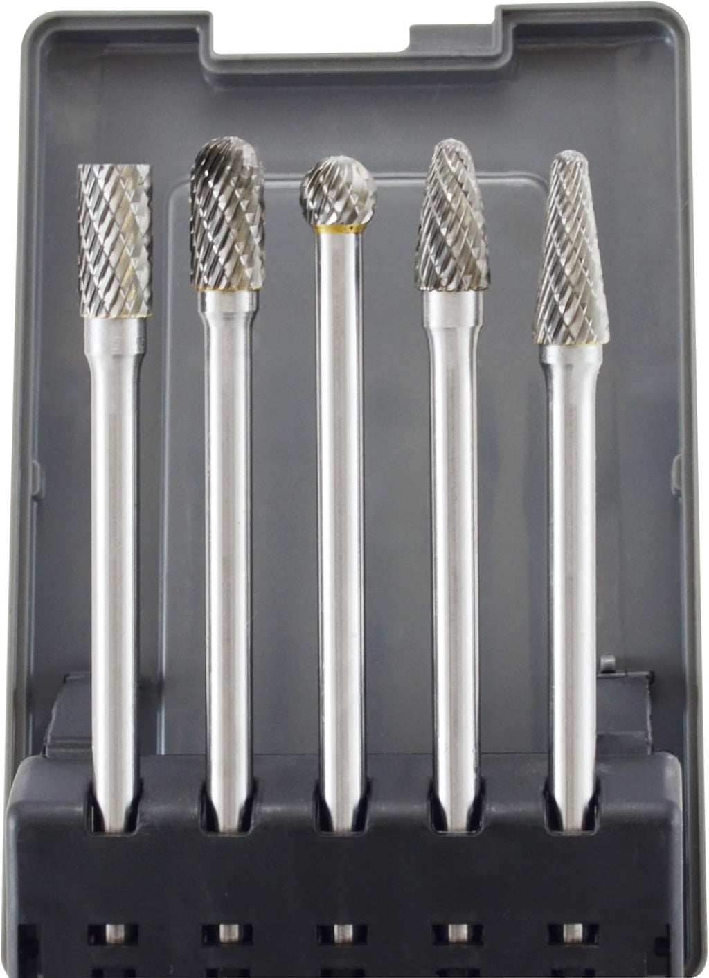 8-Piece Double Cut Carbide Rotary Burr Set 1/4 Shank N795137