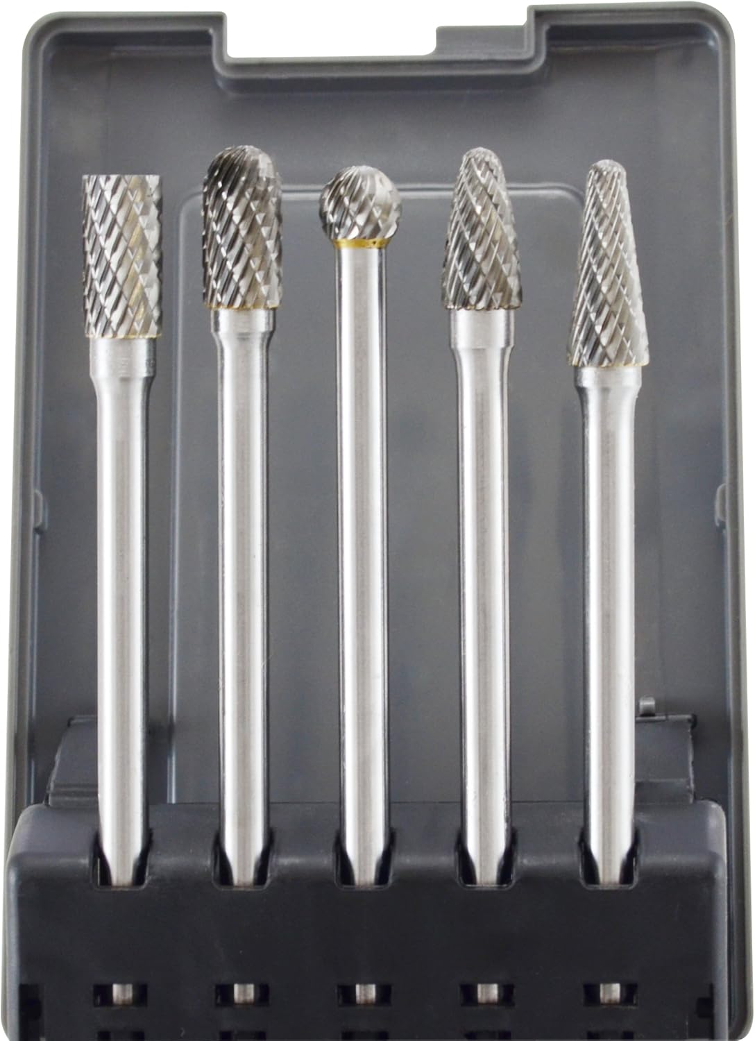 8-Piece Double Cut Carbide Rotary Burr Set 1/4 Shank N795137